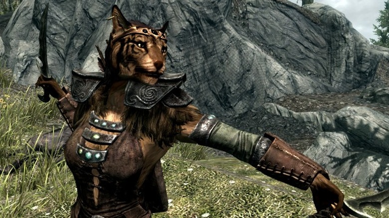 Khajiit warrior