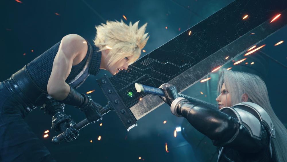 Cloud versus Sephiroth