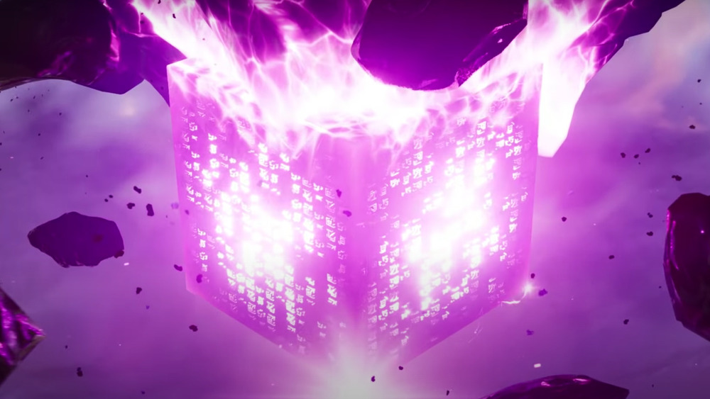 Kevin the Cube Rising Out of Loot Lake