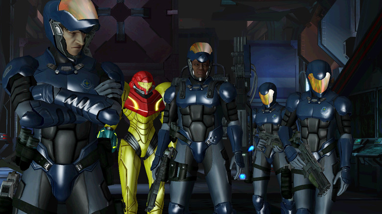 Samus and the Galactic Federation 07th Platoon