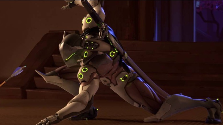 Genji posing