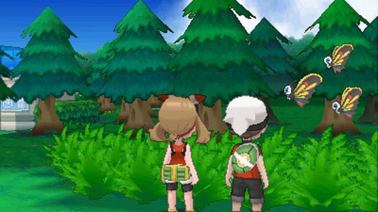 Pokemon Omega Ruby trainers in wild