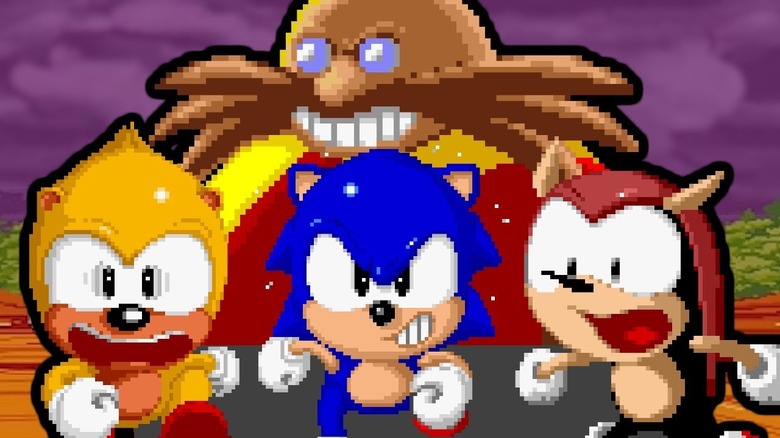 SegaSonic the Hedgehog Title Animation