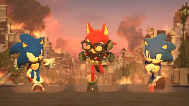 Sonic Forces Rookie and Sonic duo