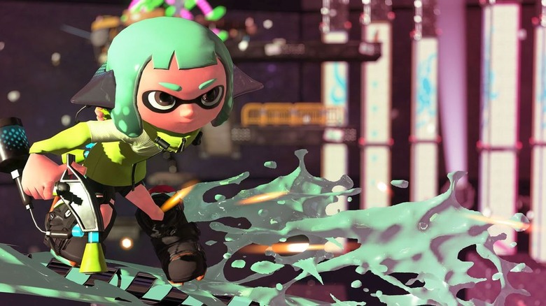 Splatoon 2 Inkling Action Shot