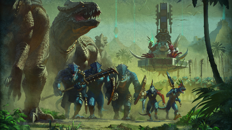 Total War Warhammer 2 Lizardmen Concept Art