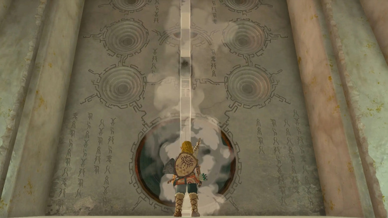 Link at Temple of Time doors