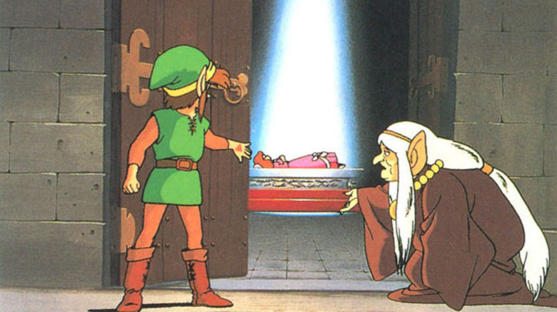 Link learns about Zelda I