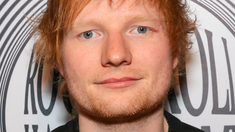 Ed Sheeran at award ceremony in LA