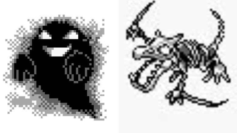 Pokemon MissingNo ghost and Aerodactyle form