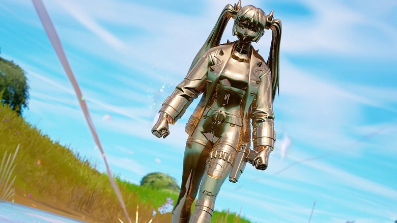 Chrome character Fortnite