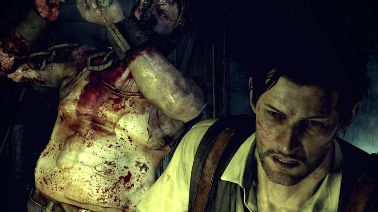 The Evil Within character being attacked