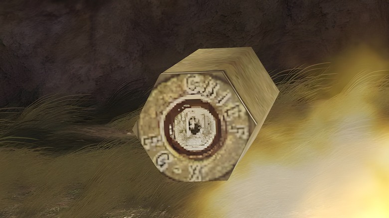 Bullet casing in close-up with the word Chief inscribed