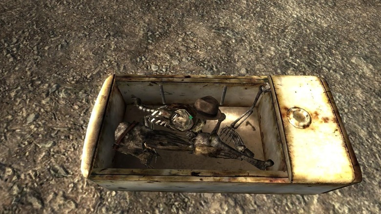 Fallout: New Vegas Skeleton In Fridge