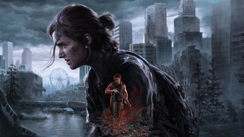 Ellie and Abby concept art Last of Us 2 Remastered