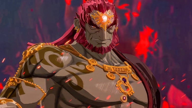 Ganondorf with glowing stone in head