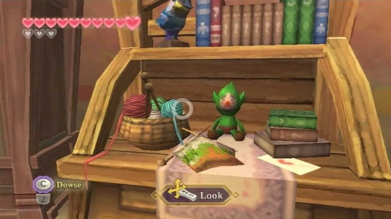 Tingle on Zeldas desk