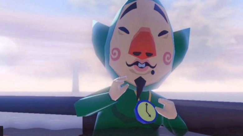 Tingle Wind Waker recoiling