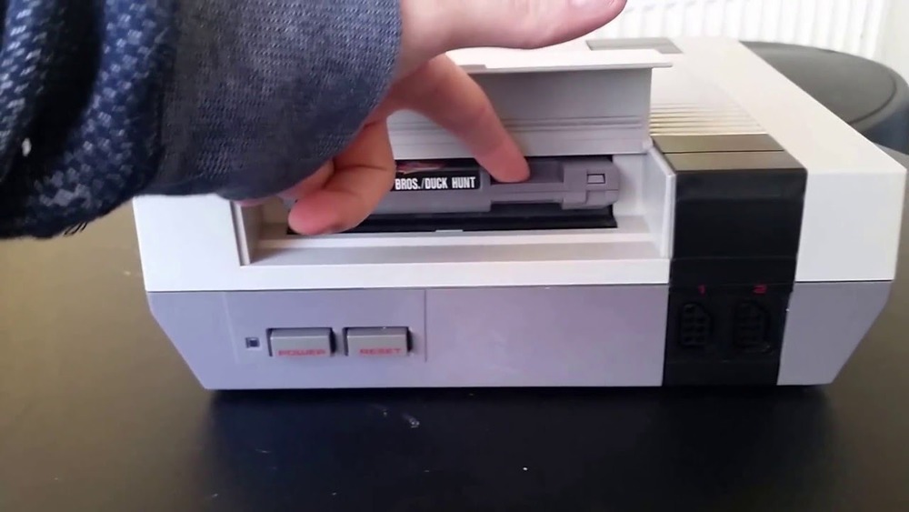NES with cartridge