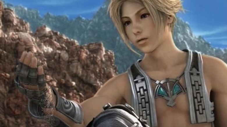 Vaan with sand
