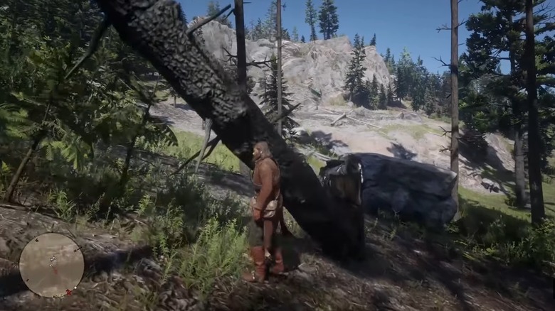 RDR2 killed by tree