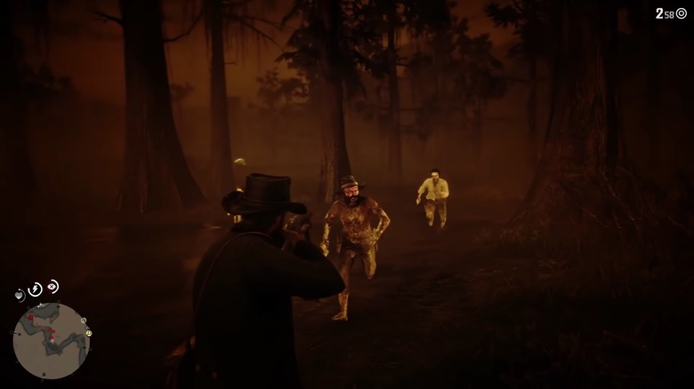 RDR2 zombie attack