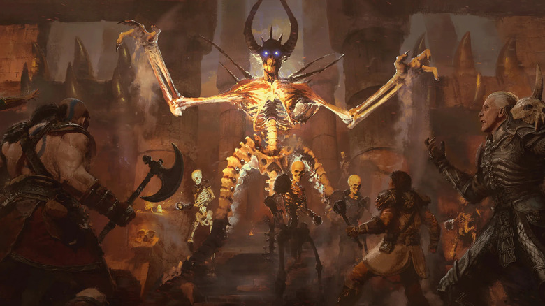 Diablo 2 Resurrected heroes painting