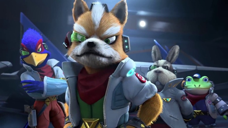 The Star Fox crew in Starlink: Battle for Atlas