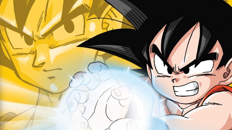 Goku old and young