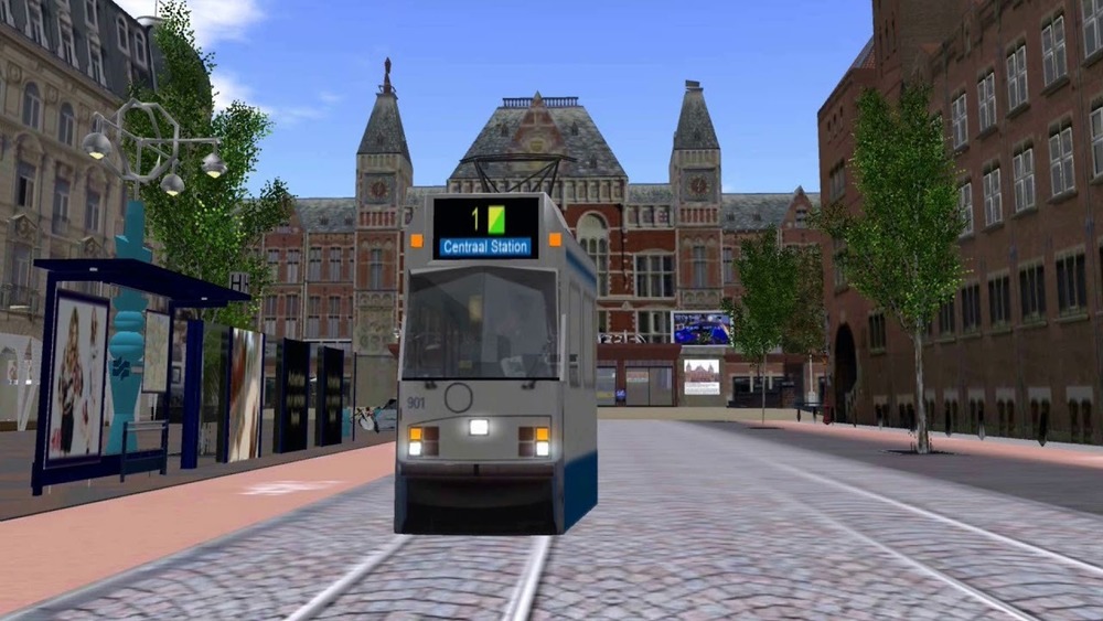Screenshot of Amsterdam in Second Life