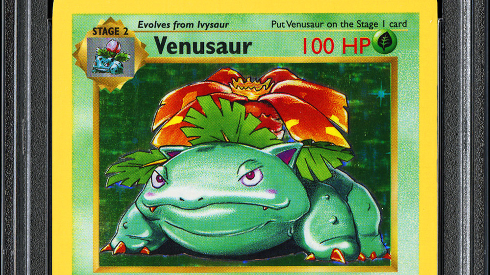 First-edition Holographic Shadowless Venusaur 