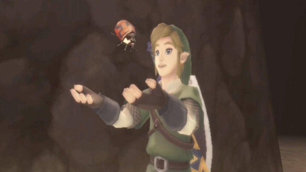 Zelda Skyward Sword Catching Ladybug
