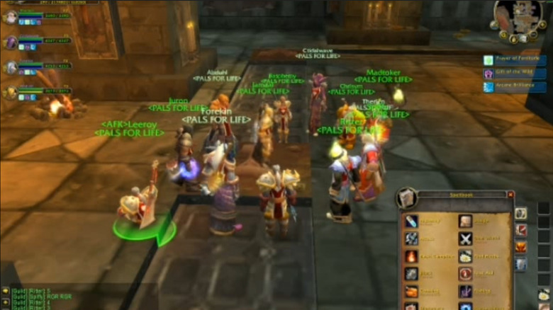 leeroy jenkins standing with guild