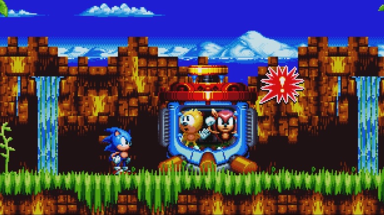 Sonic with captive animals