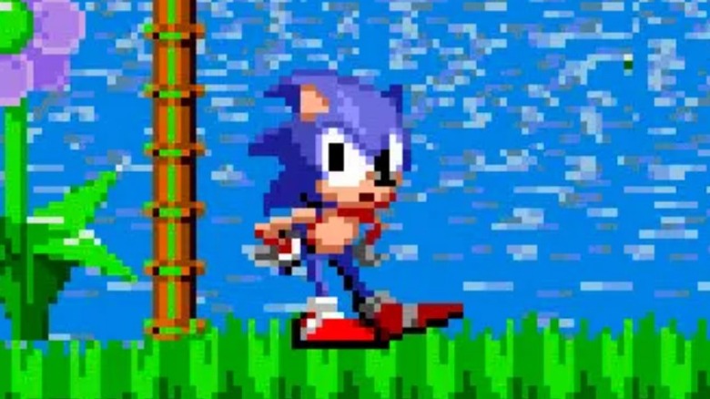 Sonic's idle animation in Sonic CD