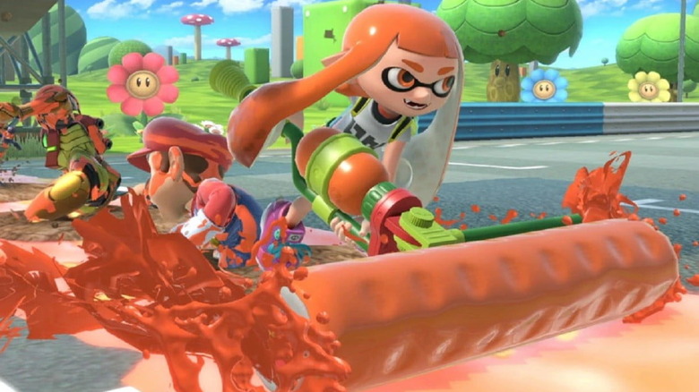 SSBU Inkling Roller