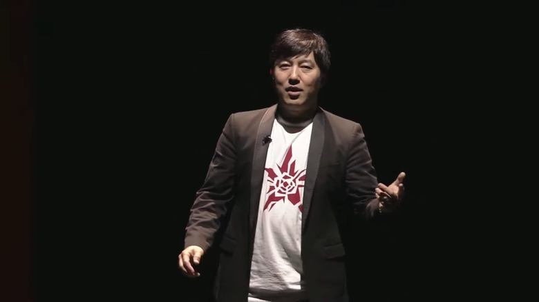 Suda presenting for the Switch