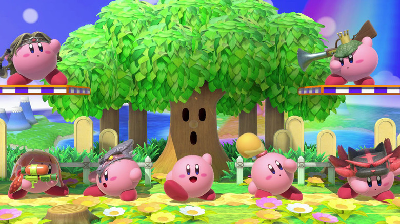 Kirby's Smash Bros. powers