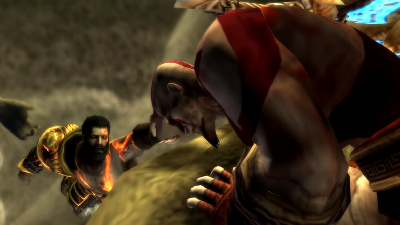 Kratos helps up