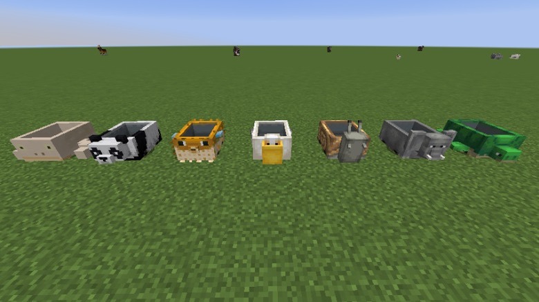 minecraft skinned carts mod mine cart