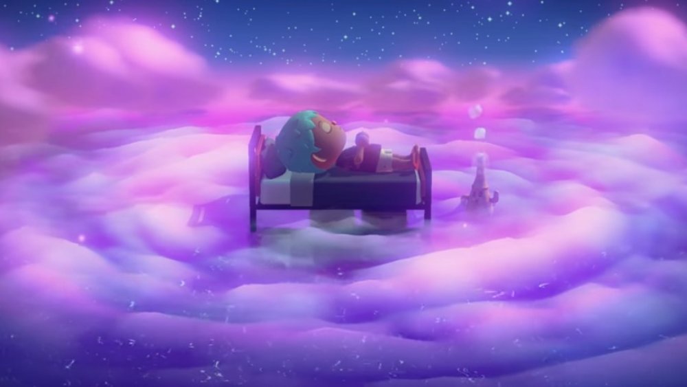 Sleeping and dreaming in Animal Crossing: New Horizons