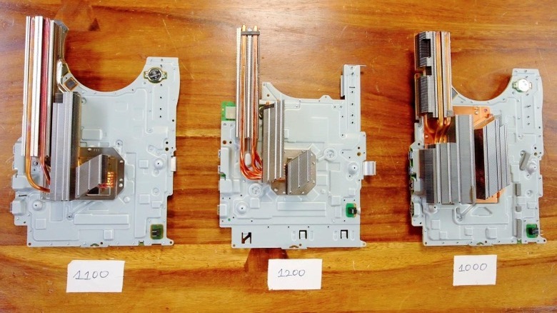 PS5 models heat sink