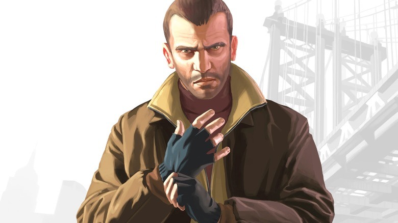 Grand Theft Auto 4 Niko Bellic promo art