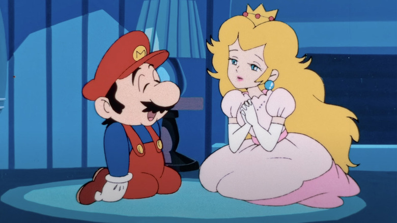 Mario Peach living room