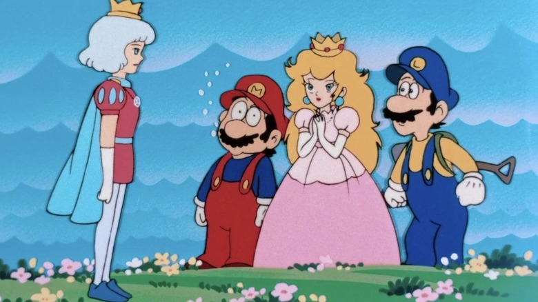 Haru with Mario and friends