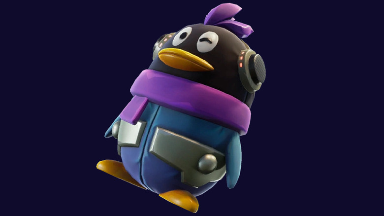 Penguin back bling from Fortnite