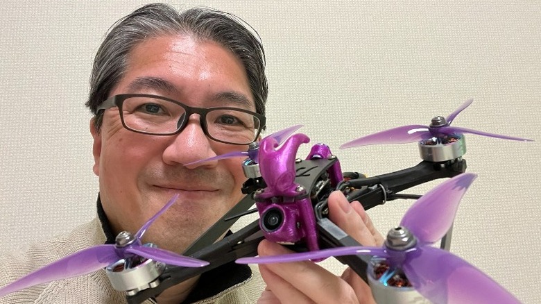 Yuji Naka with NiGHTs Drone