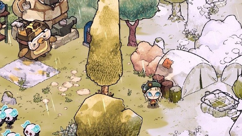 Cozy Grove and friendly bear ghosts