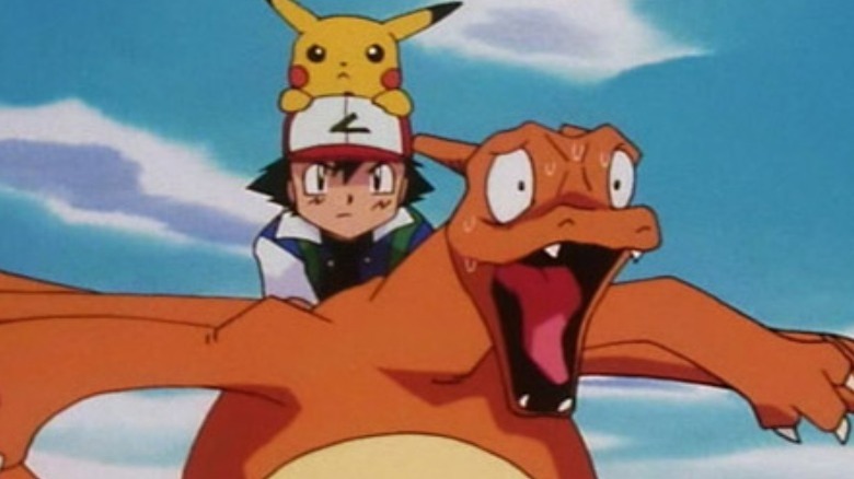 Charizard anime shocked