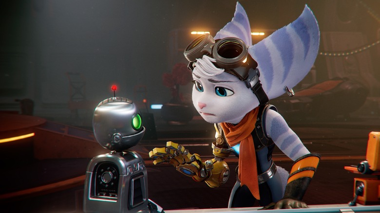 Ratchet and Clank Rivet Talking To Clank